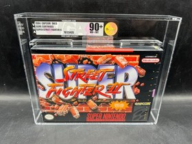 Super Street Fighter II 2 Nintendo SNES VGA 90+ FACTORY SEALED MINT WATA