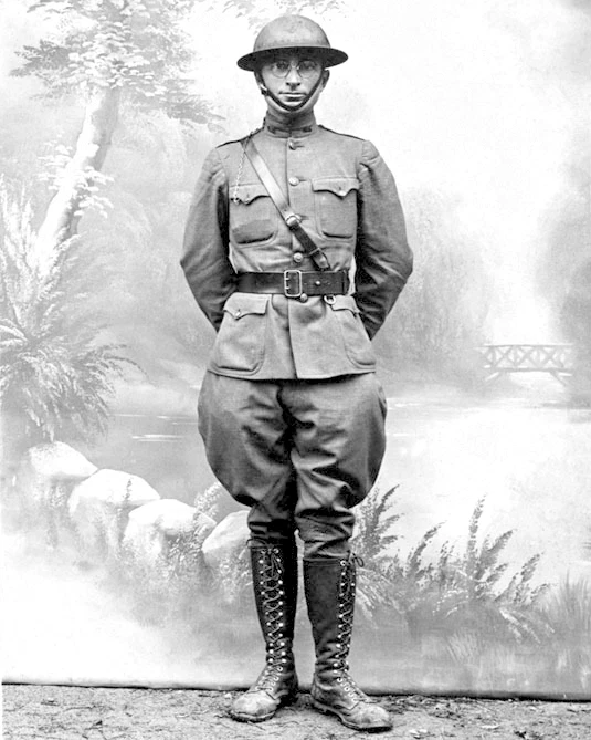 Foto brillante 8x10 de la Primera Guerra Mundial de 1918 soldado Harry S Truman impresión de póster de la Guerra Mundial Foto 1 de 1