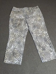 Chicos Women's Pants | Size 1P | Stylish Leopard Print - Picture 1 of 21