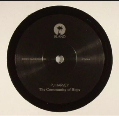 PJ Harvey  PJ The Community Of Hope 7" Vinyl 1 side Etched. Not Sealed. Unplayed - Image 1 of 2
