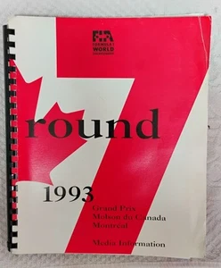 Formula 1 1993 Canadian Formula 1 GP Media Press Information Kit - Complete - Picture 1 of 19