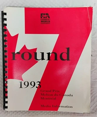 Formula 1 1993 Canadian Formula 1 GP Media Press Information Kit - Complete - Image 1 of 4