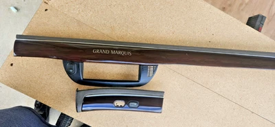 Mercury Grand Marquis 1998-2011 tablero central bisel moldura tira madera grano fabricante de equipos originales Ford Foto 1 de 4