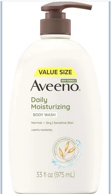 Aveeno Daily Moisturizing Body Wash 33 Fl Oz Sensitive Skin Creamy Cleanser - Image 1 of 4