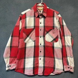 Vintage 80s St. John's Bay Plaid Shirt Big Mac Flannel USA Made Western Thick - Picture 1 of 9