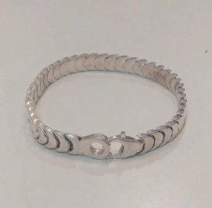 Sterling Silver Bracelet 7.5" Inch (15.4 Grams) - Picture 1 of 3