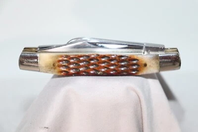 Vintage FROST Jigged Bone Stockman Pocket Knife - Image 1 of 4