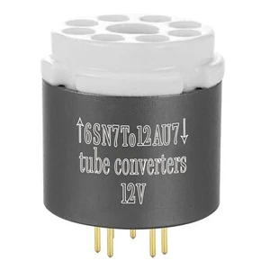 HIFI 6SN7 L7 CV181 to 12AU7 X7 ECC82 Vacuum Tube Adapter Socket Converter 12.6V - Picture 1 of 3