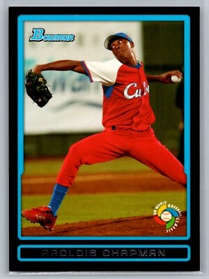 2009 Bowman #BW12 Aroldis Chapman WBC Prospects - Image 1 of 2