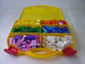 LEGO BRIEFCASE CARRYING CASE FULL OF LEGOS  - Picture 1 of 4