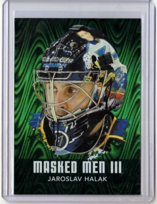 JAROSLAV HALAK 10/11 ITG BTP Pipes Masked Men Mask III #MM-21 Hockey Card Insert - Image 1 of 2