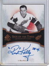 2007-08 SP Authentic Sign of the Times #STRK Red Kelly - Detroit Red Wings - (B)