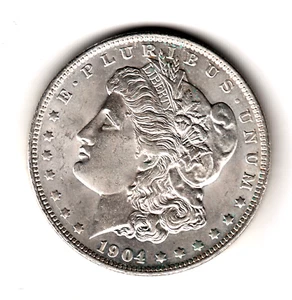 USA 1 dolar plata 1904 O - Tipo Morgan - United States of America dollar silver - Imagen 1 de 2