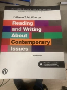 Reading and Writing about Contemporary Issues by Kathleen McWhorter Instruct Rev - Bild 1 von 2