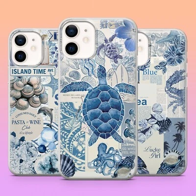 Funda de teléfono de playa de verano para iPhone 16 15 14 para Pixel 9 8 Pro para Samsung S24 Foto 1 de 4