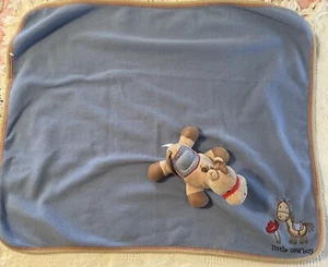 Carter's Just One Year - Little Cowboy Blanket With Matching Pony. - Picture 1 of 3