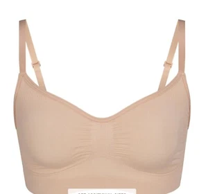 Skims Seamless Sculpting Bra XS Soft Beige wireless Bralette - Picture 1 of 11