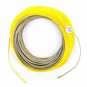 Real Pike Weight Forward Floating Fly Fishing Line 100FT WF8F WF10F with loops - Picture 1 of 6