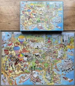 Umoristico Jan Van Haasteren "U.S.A" Puzzle da 1000 Pezzi, Jumbo - Foto 1 di 19