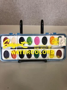 Sargent Watercolors, 16 semi-moist colors(282) - Picture 1 of 6