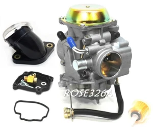 Carburador con bota de admisión para Suzuki Quadunner 250 LT4WD King Quad 300 - Imagen 1 de 3