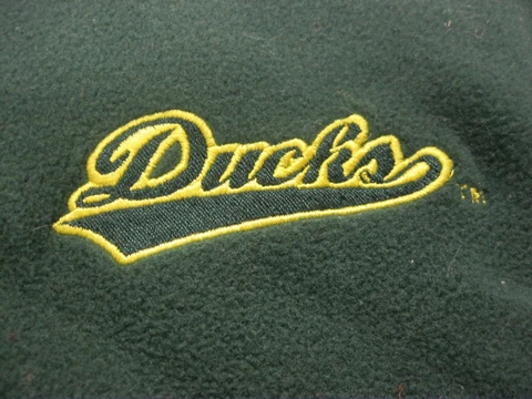 Oregon Ducks Collegiate Fleece Receiving Blanket - 30x40 - NOS Cover