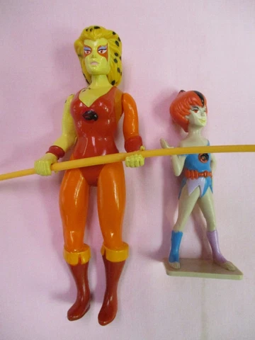 VINTAGE 1985 CHEETARA • 100% COMPLETE w/WILY KIT COMPANION • LJN THUNDERCATS NM Cover
