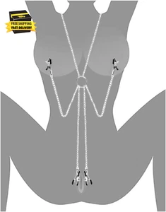 Adjustable Nipple Toys, Nipple Clamps for Women Non Piercing Beginner Nipplering - Picture 1 of 5