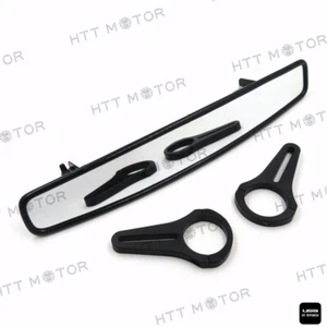 1.75" UTV Wide Rear View Mirror for ROUND ROLL BAR Polaris RZR XP 4 Arctic Cat - Picture 1 of 11
