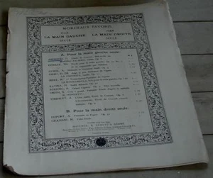 Etude de Concert, Barcarolle du Marinq Faliero Op.6, Andreoli OLD SHEET MUSIC - Picture 1 of 1