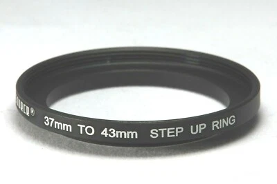 37-43mm Step up Filter ring - Black Aluminium - UK - Image 1 of 2