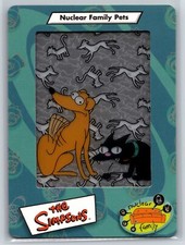2000 Artbox The Simpsons FilmCardz Nuclear Family Pets Snowball Santa's LH #44