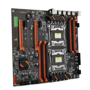 X99 Dual Socket Server Motherboard Mainboard FCLGA2011-3 For Intel E5-2680 V4 - Bild 1 von 9