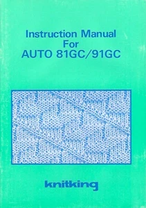 Brother Knitking Auto 81/91 GARTER CARRIAGE - INSTRUCTION MANUAL *NEW* Mfg Orig - Picture 1 of 1
