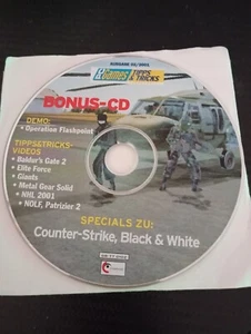 Pc Games Bonus cd Counter strike, black and white - Bild 1 von 1