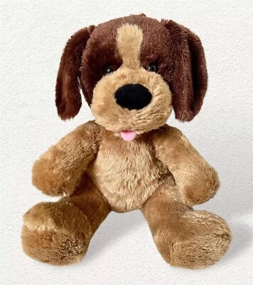 Build A Bear Workshop Cute Caramel Pup Sitting Caramel Brown & Tan Dog 2013 12" - Image 1 of 2