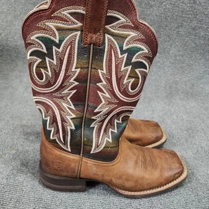 Ariat Boots Women 6.5 B Lonestar Cowboy Cowgirl Ridge Tan 11" Western Rodeo - Picture 1 of 10