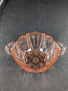 Anchor Hocking Glas Bonboniere Auster & Pearl Pink Depression 1940’s Vintage - Bild 1 von 5