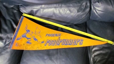 Vintage Phoenix Roadrunners Hockey Pennant - Image 1 of 4