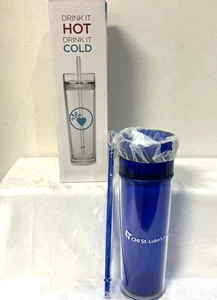 Hot Cold Drink Tumbler NEW CHI St. Luke’s Health Blue - Picture 1 of 5
