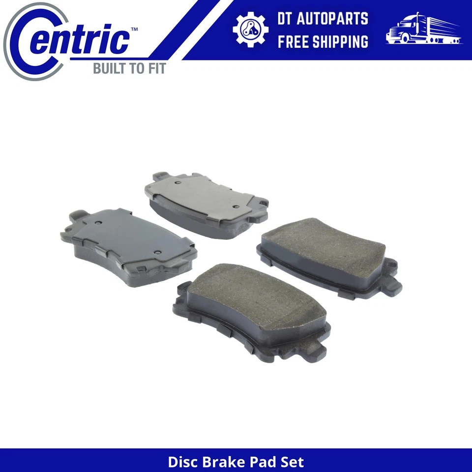 Para Volkswagen Tiguan Limited 2017-2018 | Pastillas de freno de disco traseras centradas | Cerámica Foto 1 de 4