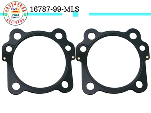 For Harley-Davidson 16787-99-MLS James Gasket Cylinder Head/Base Gasket X2 PCS - Imagen 1 de 10