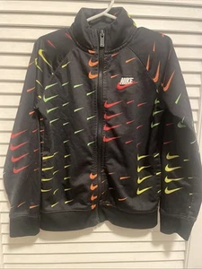 Nike Full Zip Warm Up Track Jacket Swoosh Youth M 5/6 - Picture 1 of 6