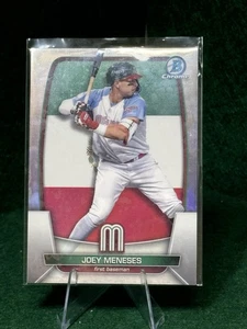 2023 Bowman Chrome WBC Flag Refractor Variations Joey Meneses Refractor /499 - Picture 1 of 2