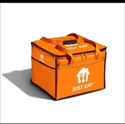 Just Eat Food Delivery Bag,Courier Insulated Thermal Pizza Bag 58L..New With Tag