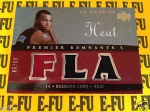 2007-08 UD Premier DAEQUAN COOK Worn Triple RC Jersey #PRI-DC #d 95/99 Buckeyes - Picture 1 of 1