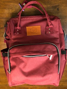 KeaBabies Diaper Bag Backpack, Waterproof Baby Travel Bag EUC - Picture 1 of 9
