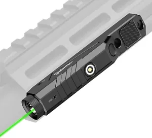 DEFENTAC 1600 Lumens Tactical Flashlight & Green Laser Sight M-LOK Rail Magnetic - Picture 1 of 6