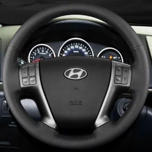 Cubierta de volante personalizada cuero genuino para Hyundai Veracruz 2007-2012 IX55 - Imagen 1 de 6