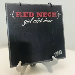 Big Sky Carvers Metal Hanging Magnetic Door Memo Board Red Neck Girl Next Door - Picture 1 of 12
